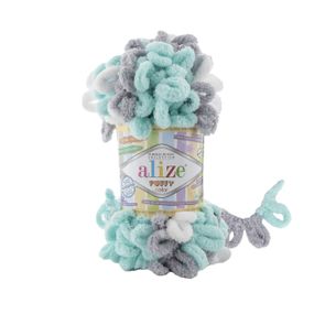 Пряжа ALIZE PUFFY COLOR 6408 алізе пуффі колор