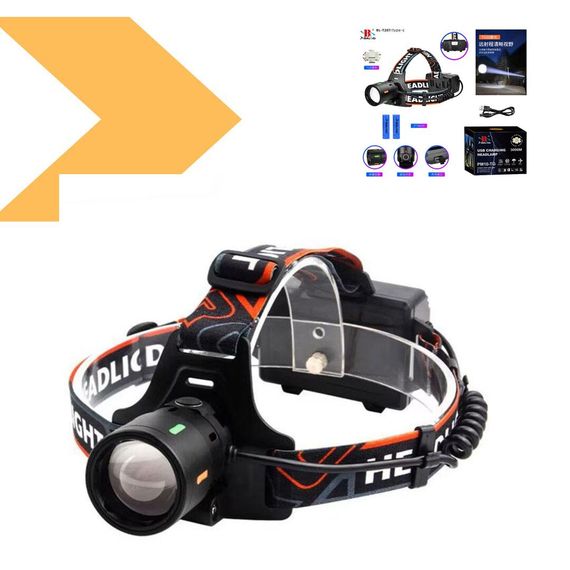 Налобний ліхтар Night Vision Fluorescence BL-T207-TG, водонепроникний, XPRO (47143-207_191) | Зображення 6