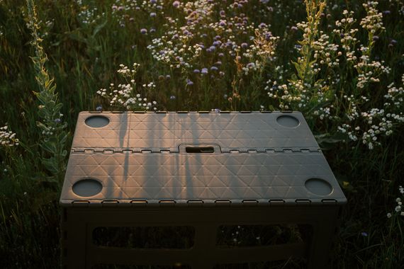 Стіл Tribe Camp Table Low оливковий складаний, Похідний стіл трайб для кемпінгу, Стіл для риболовлі та пікніка | Зображення 7