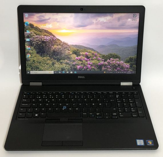 Ноутбук Dell Latitude E5570 / 15.6" (1366x768) TN / Intel Core i3-6100U (2 (4) ядра по 2.3 GHz) / 8 GB DDR4 / 128 GB SSD / Intel HD Graphics 520 / WebCam / Win 10 Pro б/в | Зображення 1
