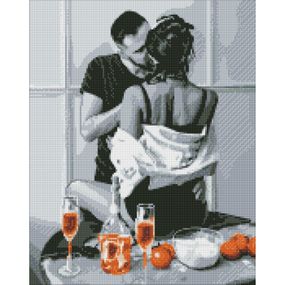 Алмазна мозаїка "Ранкова пристрасть" Ідейка AMO7448 40х50 см