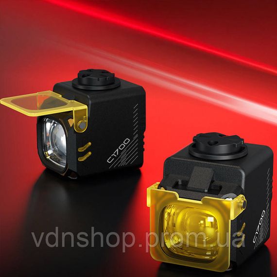 Мощный велофонарь в алюминиевом корпусе, Велофонарь с водозащитой и зарядкой, Освещение для велосипеда FH-60 | Зображення 7