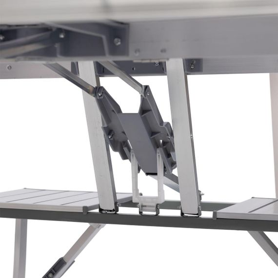 Складной алюминиевый стол трансформер + 4 стула для пикника в чемодане набор туристической складной мебели | Зображення 4