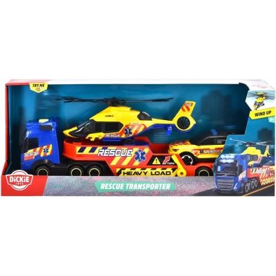 Ігровий набір Dickie Toys Транспортер рятувальних служб зі звук. та світл. ефектами (3717005) | Зображення 8