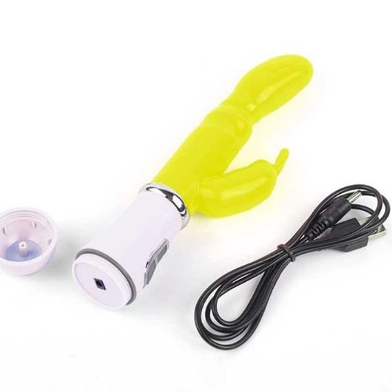 Вібратор Bunny USB фіолетовий | Зображення 4