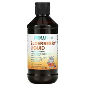 Ягоды черной бузины NOW Foods Elderberry Liquid for Kids 237 ml /23 servings/