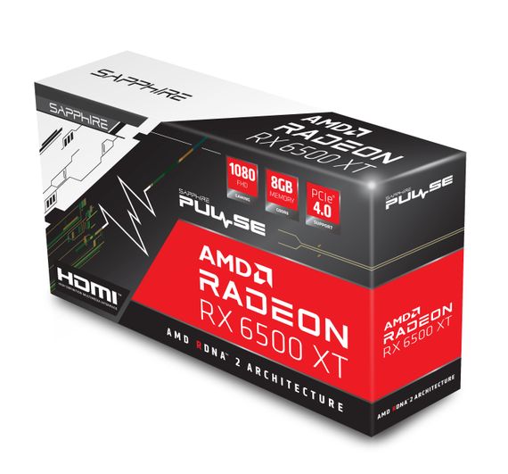 Видеокарта SAPPHIRE Radeon RX 6500 XT 8GB GDDR6 PULSE GAMING OC 11314-08-20G | Зображення 7