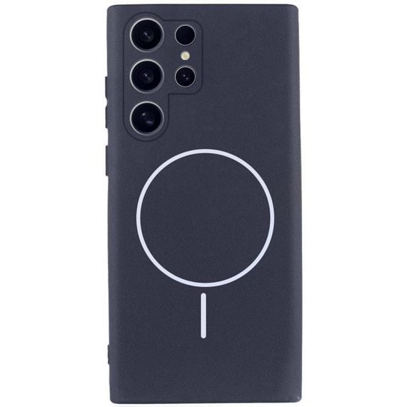 Чехол Silicone Cover Lakshmi Full Camera (AA) with Magnetic Fit для Samsung Galaxy S26 Ultra Темно-синий / Midnight blue