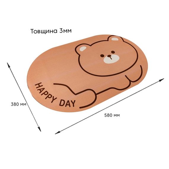 Вологопоглинаючий килимок 38*58CM*3MM (D) SW-00002556 | Зображення 2