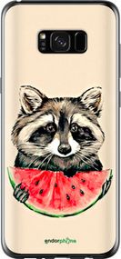 Чохол на Samsung Galaxy S8 Plus Єнотик з кавуном "4605u-817-2448"