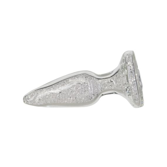 Скляна анальна пробка Pillow Talk Fancy Luxurious Glass Anal Plug, ⌀3,1см, віброкуля в подарунок | Зображення 2