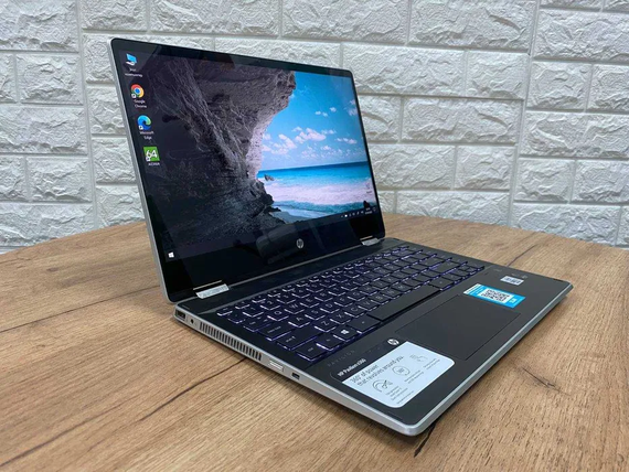 Ноутбук Сенсорний HP Pavilion X360 14-dh 14 FHD/IPS/i7 1065G7/16/SSD250/Iris | Зображення 6