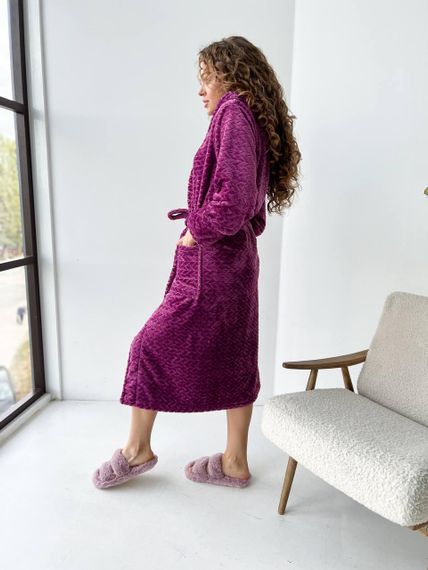 Женский махровый халат (2591/1) XL | Зображення 3