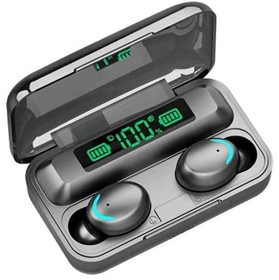 Бездротові bluetooth навушники True Wireless F9-5 TWS з вбудованим Power Bank, вакуумні навушники | Зображення 4