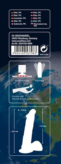 Фаллоимитатор - European Lover Large Flesh sexstyle | Зображення 5