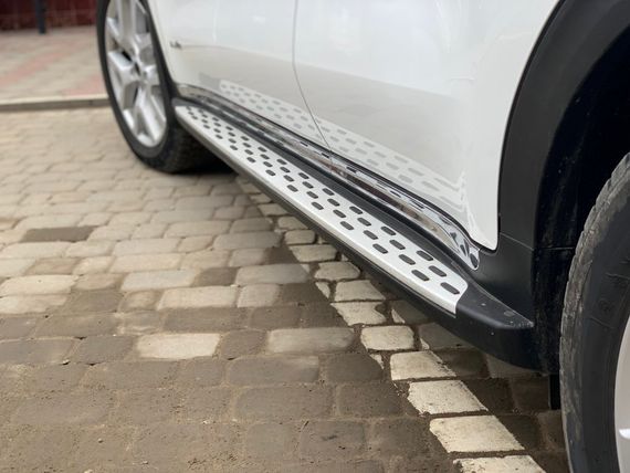 Боковые пороги OEM V2 для Kia Sportage 2015-2021 гг | Зображення 4