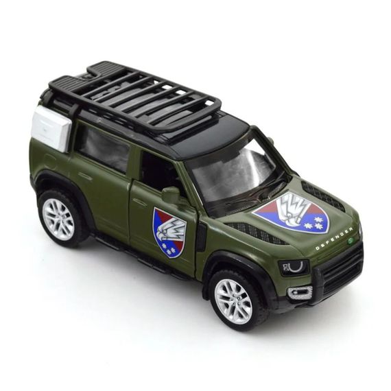 Автомодель серії «Шеврони Героїв» Land Rover Defender 110 «25 ОПДБр» TechnoDrive 250289M | Зображення 4