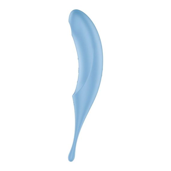 Вібратор для клітора з вакуумною стимуляцією Satisfyer Twirling Pro, Блакитний | Зображення 1