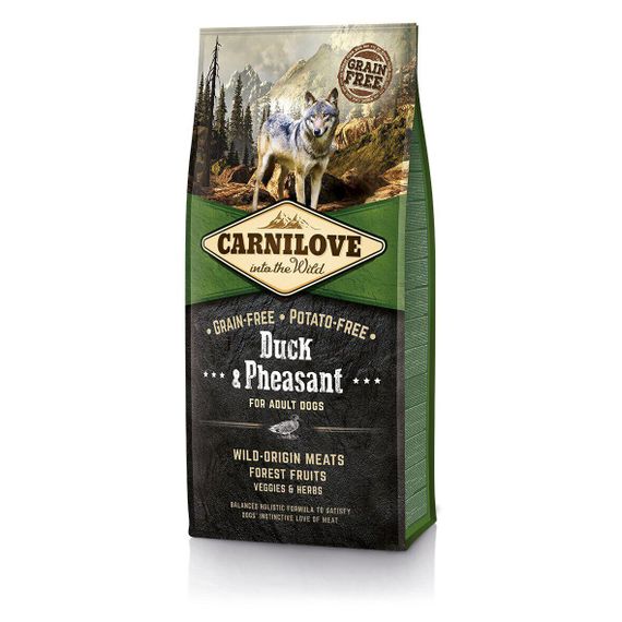 Корм Carnilove Dog Adult Duck & Pheasant сухий з качкою та фазаном для дорослих собак 12 кг