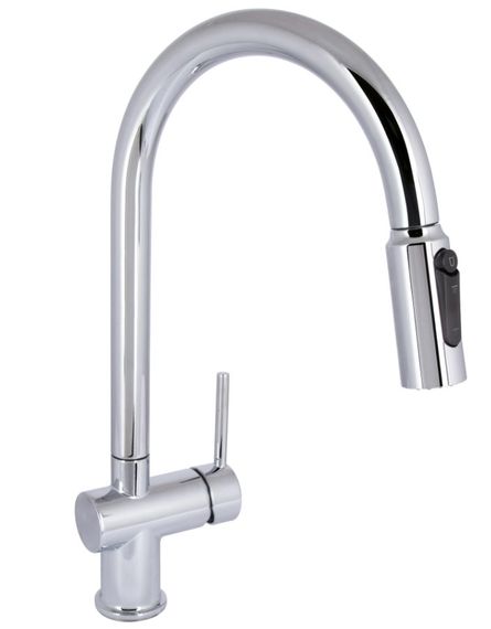 Змішувач для кухні Qtap Rozcesti з висувним виливом з підключенням для питної води QTROZ366CRM45938