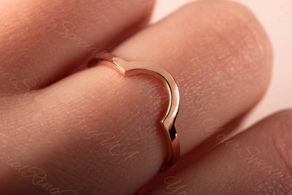 Женское кольцо из красного золота 15 | Зображення 6