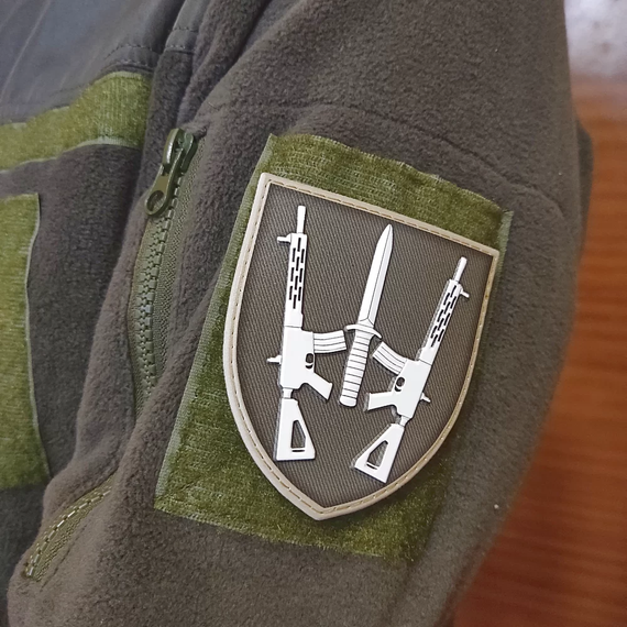 Патч / шеврон ВСУ 67 ОМБр олива объемный | Зображення 2
