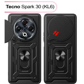 Чехол для мобильного телефона BeCover Military Tecno Spark 30 (KL6) Black (713541)
