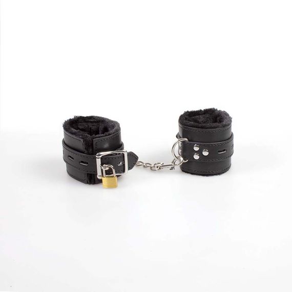 Наручники - Black Bondage Handcuffs Sex Aura | Зображення 2