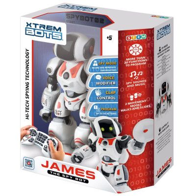 Интерактивная игрушка BlueRocket Робот-шпион Джеймс STEM (XT3803084) | Зображення 7