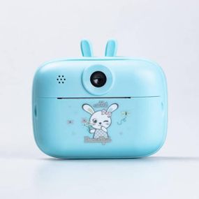 Фотоапарат моментального друку Зайчик Print Camera MA458 Блакитний
