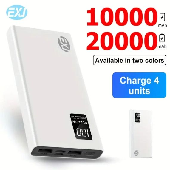 Потужний зовнішній акумулятор EXJ Power Bank 10000 mAh 22.5W PD | Зображення 2