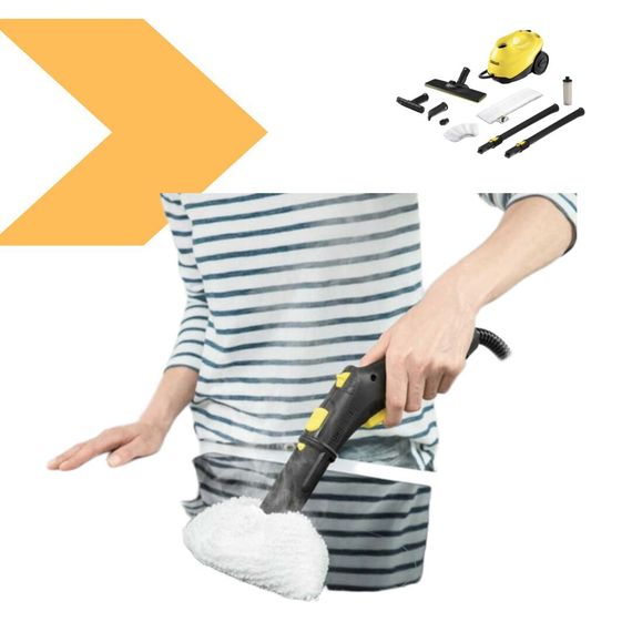 Пароочисник потужністю 3000 Вт з дезінфекцією до 99,9% Zepline ZP-00223-yellow (46108- ZP-00223-yellow_3020) | Зображення 1
