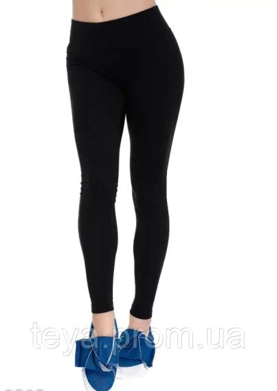 Леггинсы цвет черный размер 3XL FI_002692