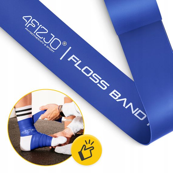 Стрічка компресійна для флосингу 4FIZJO Floss Band 207 x 5 x 0.15 см Blue (P-5905973405232) | Зображення 7
