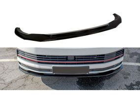 Передня Lip накладка DPT (чорний глянець) для Volkswagen T6 2015-2024 рр