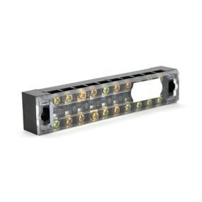 Клемна колодка 10-розрядна TB-1510 15A / 600V, перетин дроту 0,5-1,5мм2, 50 шт в упаковці, ціна за штуку