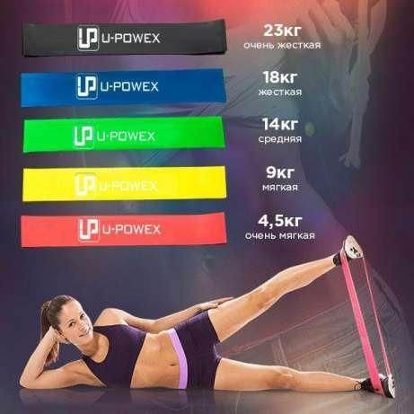 Фітнес гумки для фітнесу U-Powex з 5 стрічок і чохла | Зображення 3