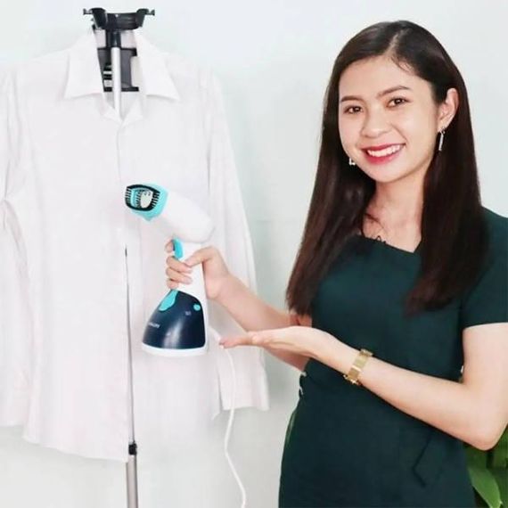 Отпариватель ручной вертикальный 250мл 1200Вт SOKANY AJ-2205 Синий