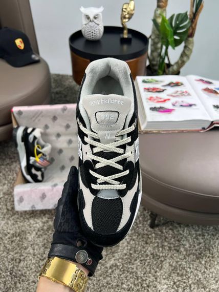 Чоловічі кросівки New 992 Black Beige (топ якість) A4407 | Зображення 5