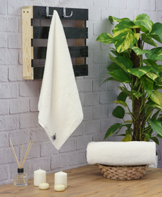 Рушник Zeron 128171 Туреччина 140*70  Махра Молочний