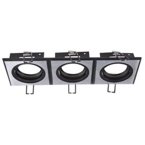 Светильник точечный HDL-DT 105/3 SS BK MR16