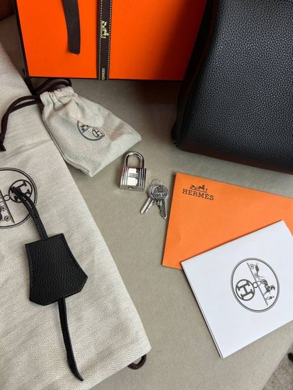 Сумка месенджер Hermes Hac a Dos PM c864, чорна | Зображення 9