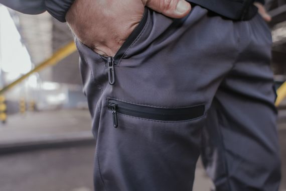 Штани Intruder SoftShell 'Flash' light сірі | Зображення 3