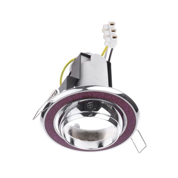 Светильник точечный поворотный RO-50D ShPINK/CHR