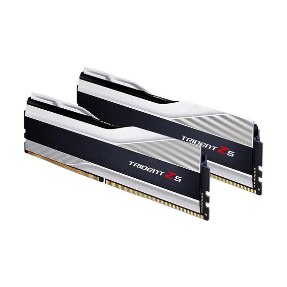 Модуль пам'яті для комп'ютера DDR5 64GB (2x32GB) 6000 MHz Trident Z5 Silver G.Skill (F5-6000J3238G32GX2-TZ5S) | Зображення 2