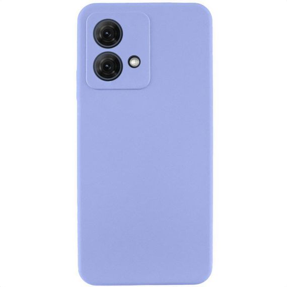 Чохол Silicone Cover Ummi Lakshmi Full Camera (AA) для Motorola Moto G84 Бузковий / Dasheen