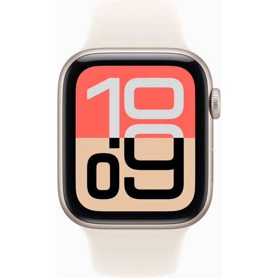 Смарт-годинник Apple Watch SE 3 GPS 44mm Starlight Aluminium Case with Starlight Sport Band - M/L (MEHJ4RK/A) | Зображення 1