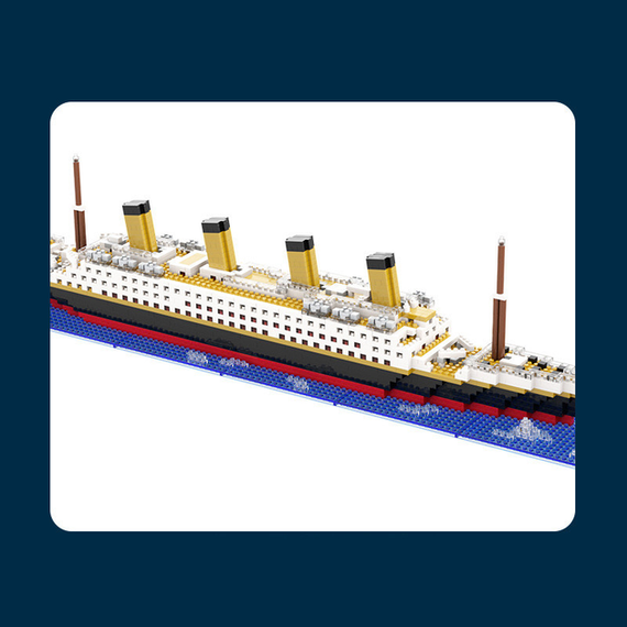 Конструктор корабель Titanic (1878 деталей) | Зображення 1
