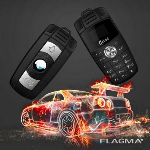Мини мобильный маленький телефон Laimi BMW X6 (2Sim) Black | Зображення 1