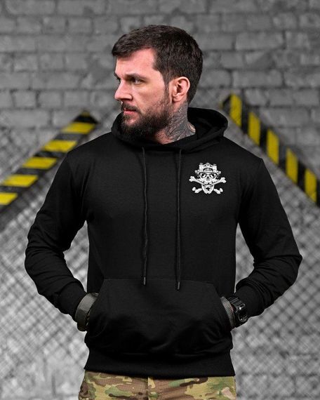 Тактична худі MAKLIN вечеря чорна ДЛ7072 | Зображення 1